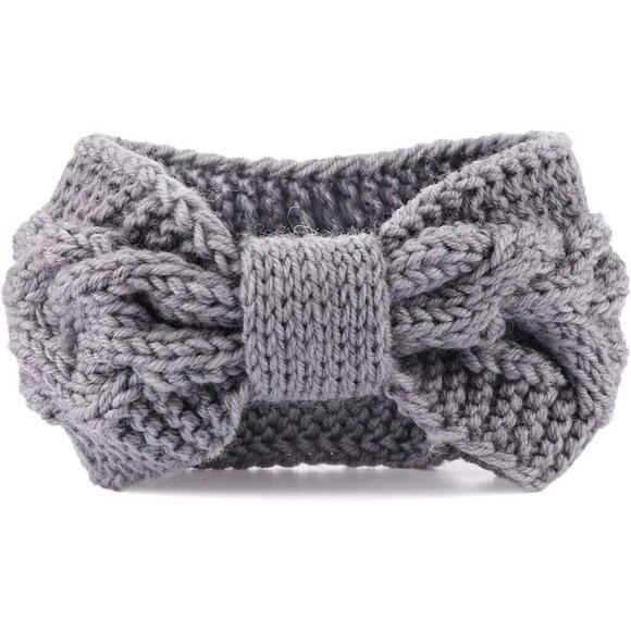 Winter Knit Headbands Women Crochet Ear Warmer Winter Accessories 4 Pack main image 5